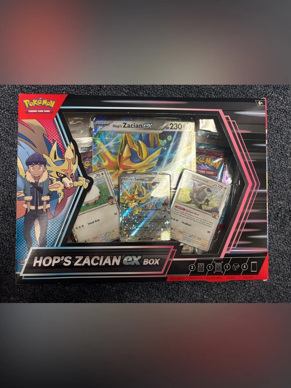 Pokemon Zacian Ex Box
